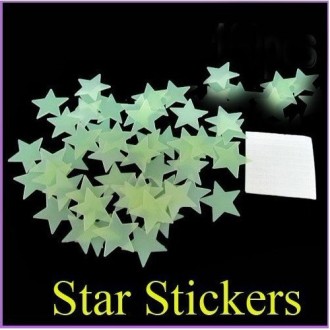  Glow In The Dark Star Stickers 